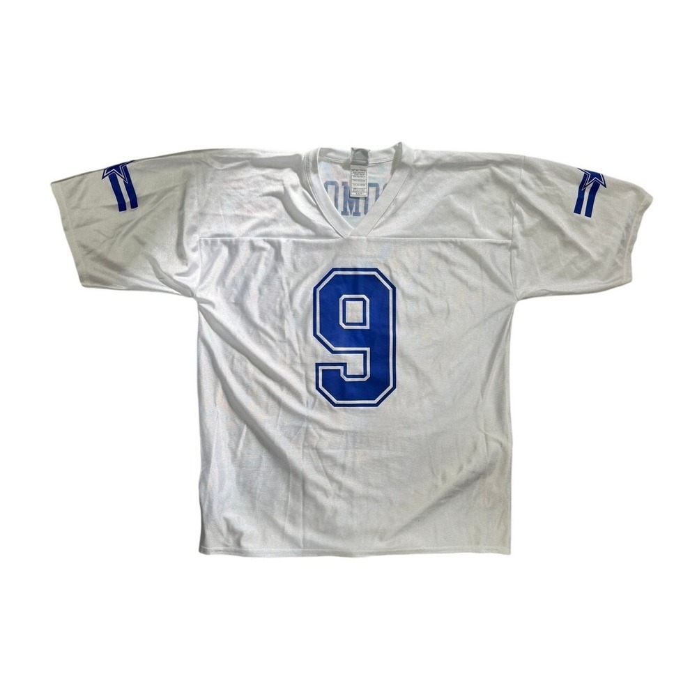 Dallas Cowboys Tony Romo 9 NFL Team Apparel Jersey White Mens XL